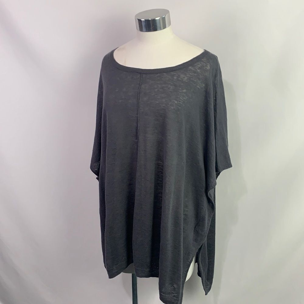 Vince gray cape sweater